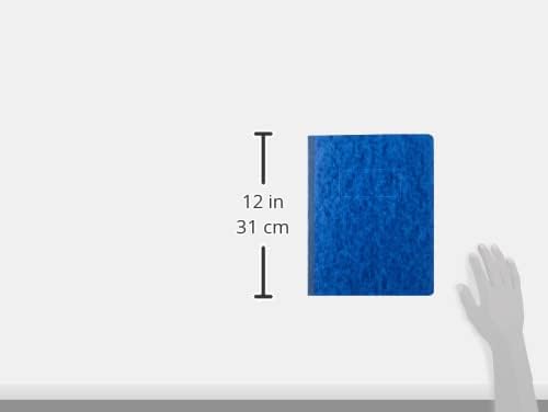 Smead Pressboard Report Cover, Metal Prong Side Fastener with Compressor, 3" Capacity, Letter Size, Dark Blue, 25 per Box (81351)