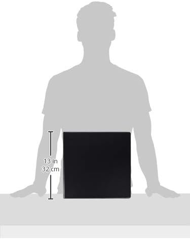 Samsill Durable 2 inch 3 Ring Binder, Made in USA, D Ring Binder, FSC 100% Recycled Chipboard, Black, 4 Pack