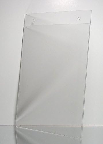 Dazzling Displays 10-Pack Acrylic 8.5 x 11 Wall Mount Sign Holders