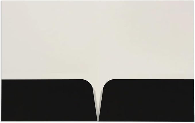 JAM PAPER Custom Printed Semi-Gloss Folders with Round Corner Pockets - Personalized Logo & Text - 12pt C1S - Black - 250/Pack