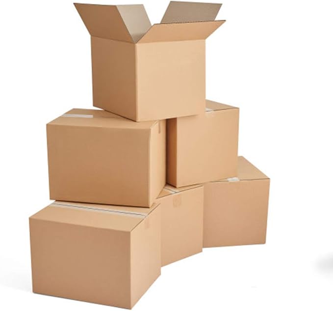 9x6x4 Shipping Boxes Set of 40, Brown Kraft Business Corrugated Cardboard Small Boxes Mailers for Packaging