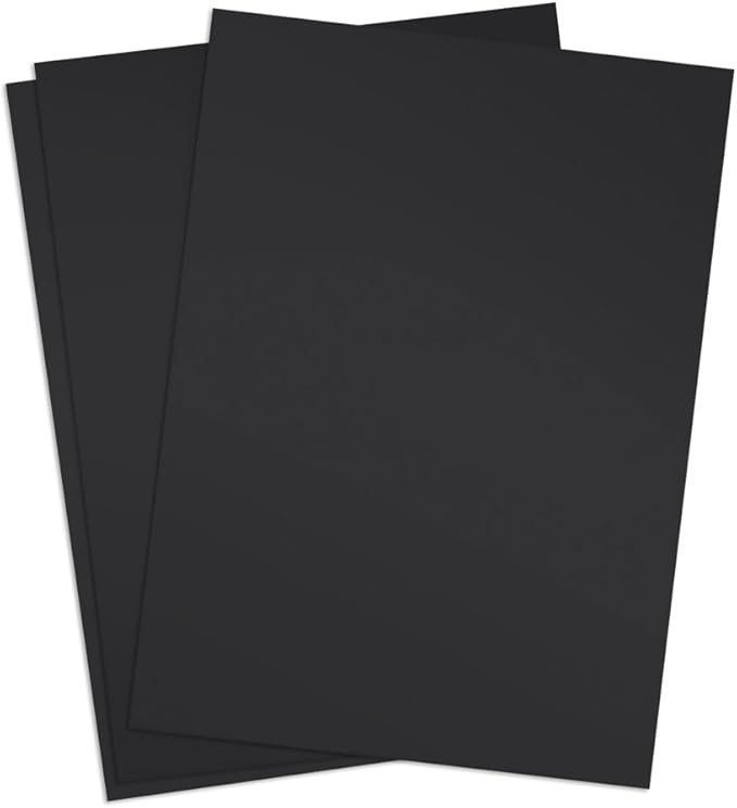 TruBind Binding Covers for Reports and Presentations - Sand-Textured Polycovers 16 Mil Thick- Letter Size - 8 1/2 inch x 11 inch - Square Corners - 50/Box (CVR16-ASBK)