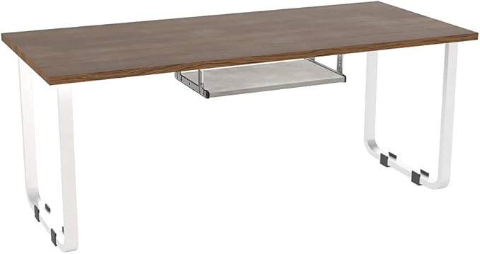 FRMSAET Furniture Accessories Office Product Suits Hardware 20/24/30 inches Keyboard Drawer Tray Wood Holder Under Desk Adjustable Height Platform(24 inches, Gray Rock)