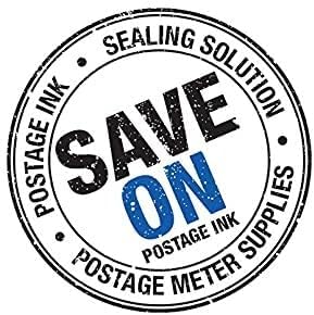 Compatible IXINK57HC Quadient Neopost Ink Cartridge (High Capacity) - Vibrant Fluorescent Red Printer Ink Cartridge for IX-5, IX-7 & IX-7 Pro Series Mailing Systems - Replacement Inkjet Printer Ink