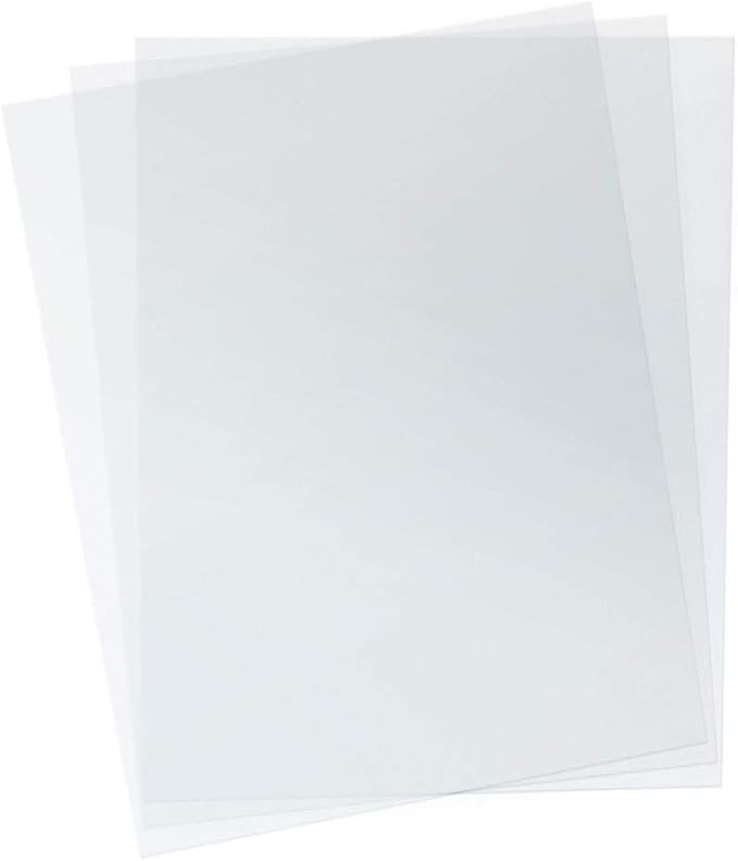 TruBind Binding Covers for Reports and Presentations - Crystal Clear PVC - 10 Mil Thick - Letter Size - 8 3/4 inch x 11 1/4 inch - Round Corners - Includes Tissue Interleaving - 100/Bx (CVR-10BRT)