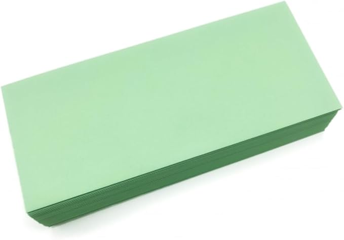 Limited Papers (TM) No. 10 Regular Standard Mailing Envelope - Pastel - Soft - 24 Pound (4.8 inch x 9.5 inch) - Announcement, Invoices, Checks, Letters, Contracts, Business Envelopes (Green, 250)
