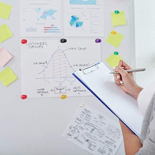 Ant Mag Magnetic Push Pins Strong Push Pin Magnets for Fridge Whiteboards Calendars Maps in School & Office Pack of 18 Orange