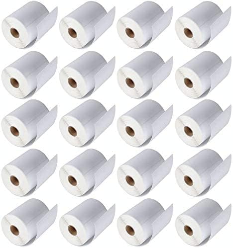 MFLABEL 80 Rolls 4x6 Direct Thermal Blank Shipping Labels for Thermal Printer Shipping Labels with Perforated