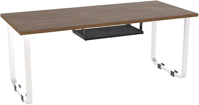 FRMSAET Furniture Accessories Office Product Suits Hardware 20/24/30 inches Keyboard Drawer Tray Wood Holder Under Desk Adjustable Height Platform(24 inches, Black Rock)