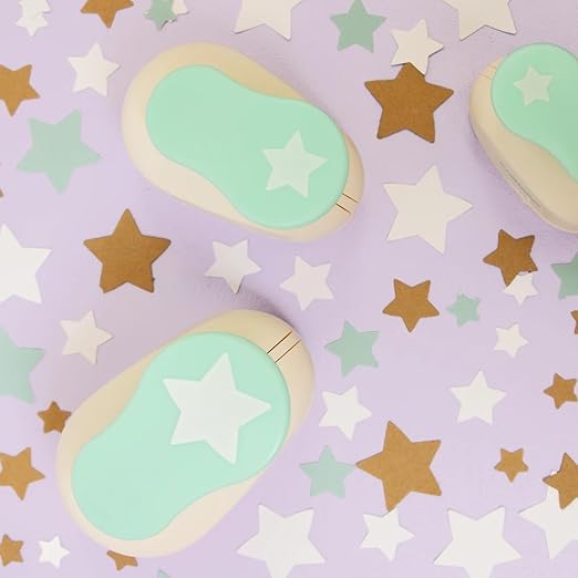 Craftelier - 5/8 Inch Star Hole Punch with Lever Press ā Star Hole Puncher for Paper Crafts | Punch for Scrapbooking, DIY Cards & Journals | Hole Punch Shapes for Paper & Cardstock.