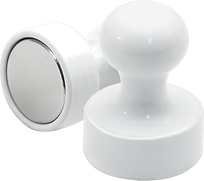 LOVIMAG Fridge Magnets 20Pcs Refrigerator Whiteboard Small Strong Magnet Classroom Kitchen Accessories Decorative Locker Set Decor Must Haves Office Calendar Refrigerador Magnetic Cute Crafts White