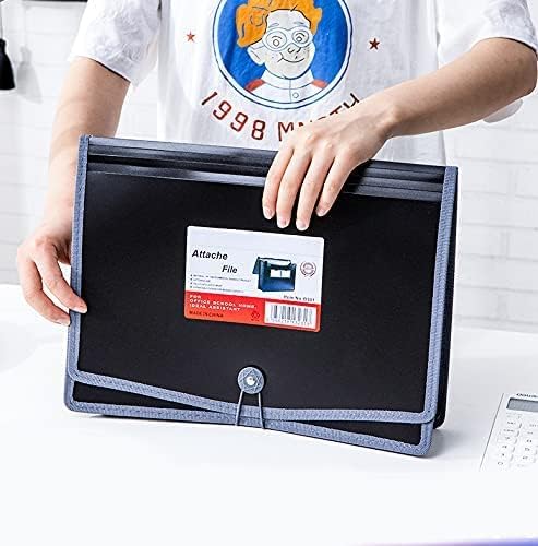 Premium Quality Plastic Expanding File Folder Document Organizer, 3.5" Expansion, A4 Letter Size for Home School Office Organization,4 Pack