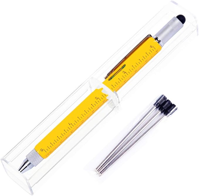 Dad Gifts for Fathers Day, Hongred 6 in 1 Multitool Pen, Stocking Stuffers for Mens Gifts for Him Husband, Father's Day for dad, Birthday for Men, Tools Cool Gadgets,Office Gift