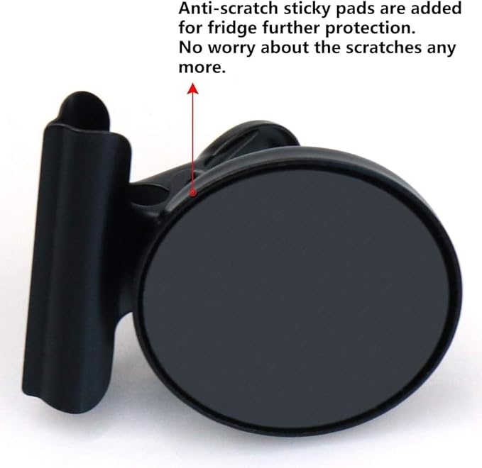 Grtard 48pack Magnetic Clips Heavy Duty, Black Magnet Clips for Fridge, Refrigerator Magnets, Scratch Free Magnets with Clip, Strong Magnetic Clip for Refrigerator, Whiteboard, Locker, Classroom