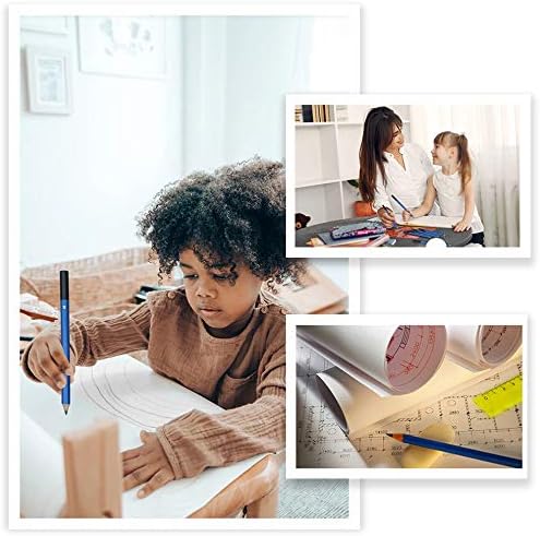 KALOUR 34 Sketching Pencil Set with Sketchbook - Zippered Travel Case - Sketch,Charcoal,Eraser - Art Drawing Supplies for Beginner, Kids,Adults