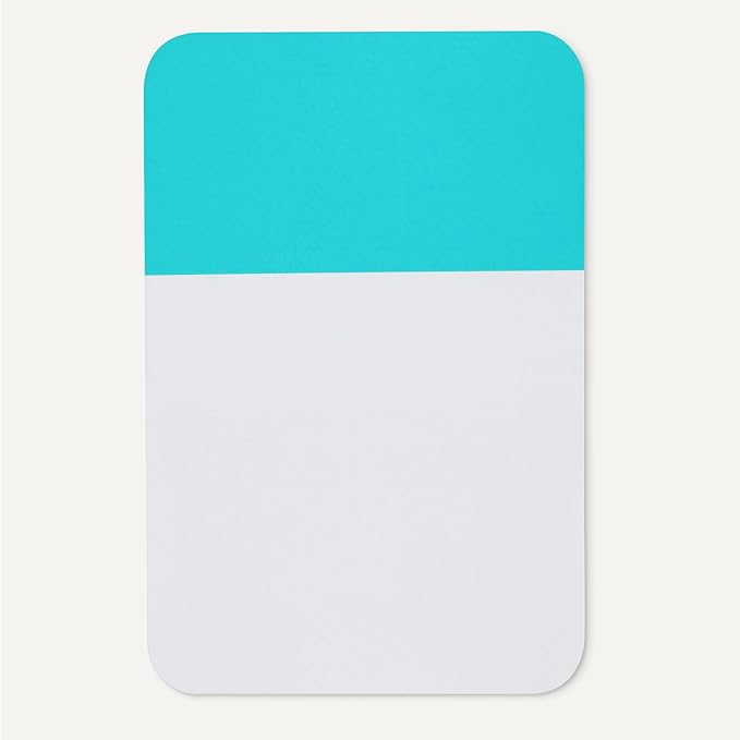 Amazon Basics Rectangular Tabs, 1 inch in Wide, 480 Pieces, Assorted Colors, 8 Dispensers/Pack