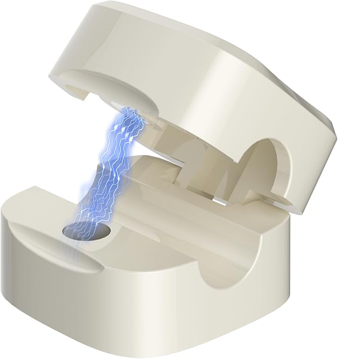 Magnetic Cable Clips, Adjustable Cord Holder Management, Adhesive Wire Keeper Organizer for Home Office Desk Phone PC Car Wall Desktop Nightstand Appliance (9-Pack Beige)