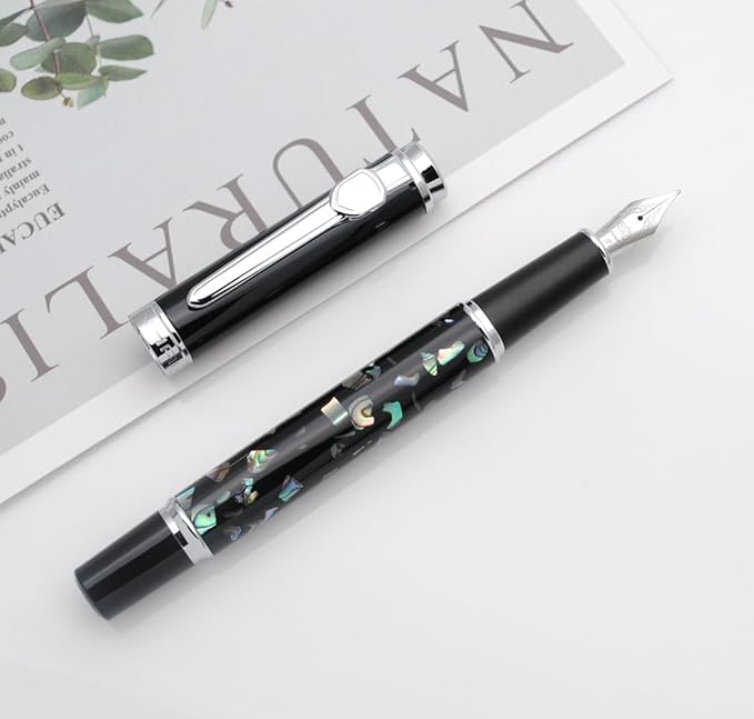 JINHAO 8802 Fountain Pen F Nib (Shell Carving - 2)