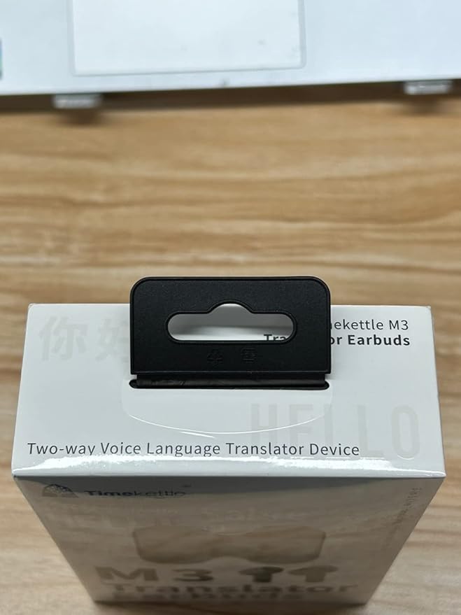 Timekettle M3 Language Translator Earbuds, Two-Way Translator Device with APP for 40 Languages and 13 Offline Translation Packs, Fast Reaction with Revolutionary Al Semantic Tech, Offline Version