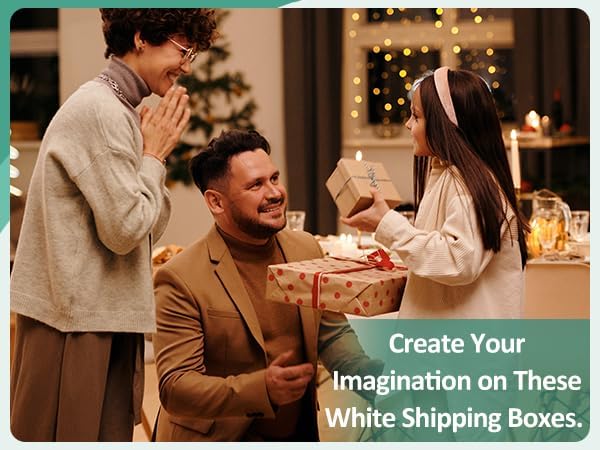 Eupako 11x8x2" White Shipping Boxes Corrugated Box Mailers 20 Pack Cardboard Shipping Boxes for Small Business, Mailing