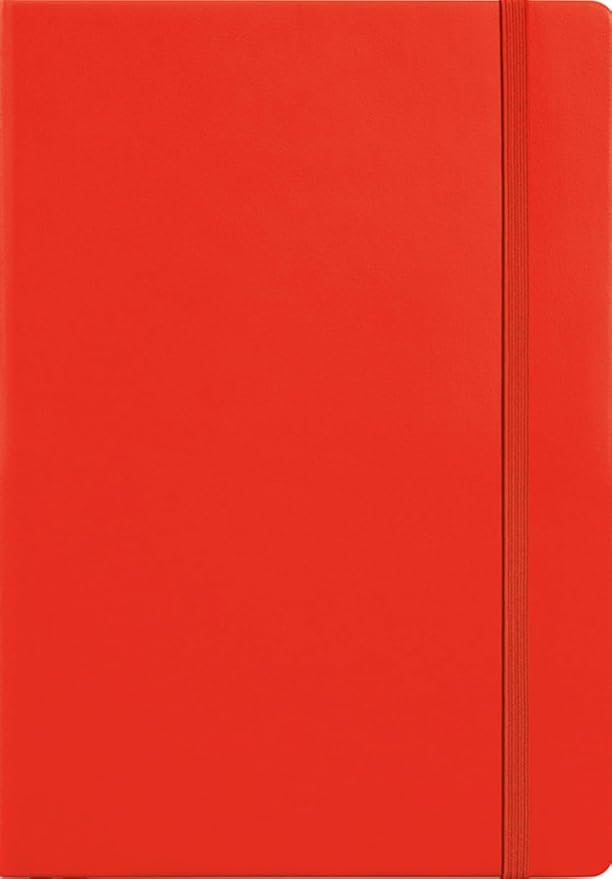 LEUCHTTURM1917 - Notebook Hardcover Medium A5-251 Numbered Pages for Writing and Journaling (Lobster, Plain)
