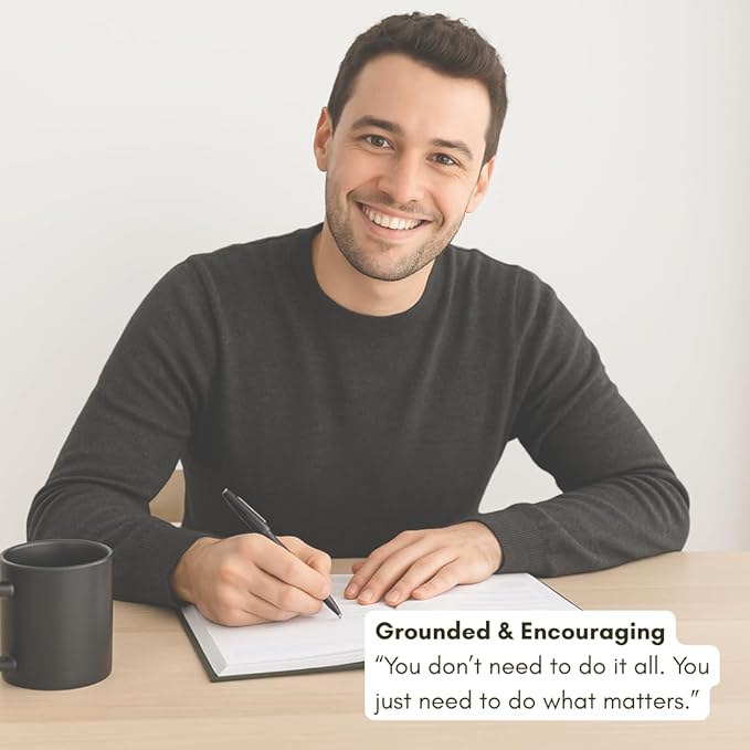 Pland Studio 90-Day Planner β Undated Daily Goal Journal for Men & Women | Charcoal Onyx Hardcover with Habit Tracker, Vision Board, Gratitude Prompts & Flat Lay Binding | Productivity & Mindfulness Notebook