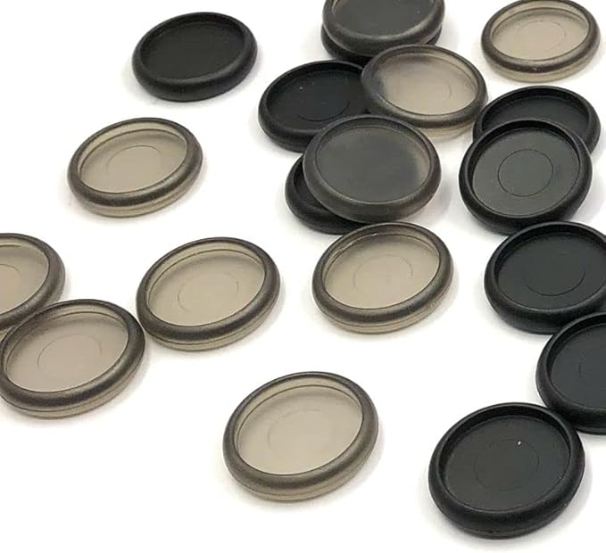 100pcs Discbound Notebook Discs DIY Planner Accessories fits for Tul,Levenger,Arc,Happy Planner,Talia(Black Smoke Black Mixed,0.7inch/18mm)