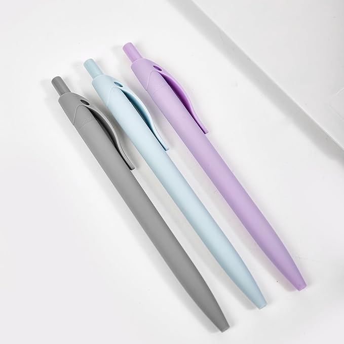 BallPoint Pens, 100 Pack (BLACK Ink),Bulk Pens,Pale Dogwood Pink Barrel,Click Pens for Office Home and School, Retractable Ballpoint Pens, Medium Point, 1.00MM (Pale Dogwood Pink)