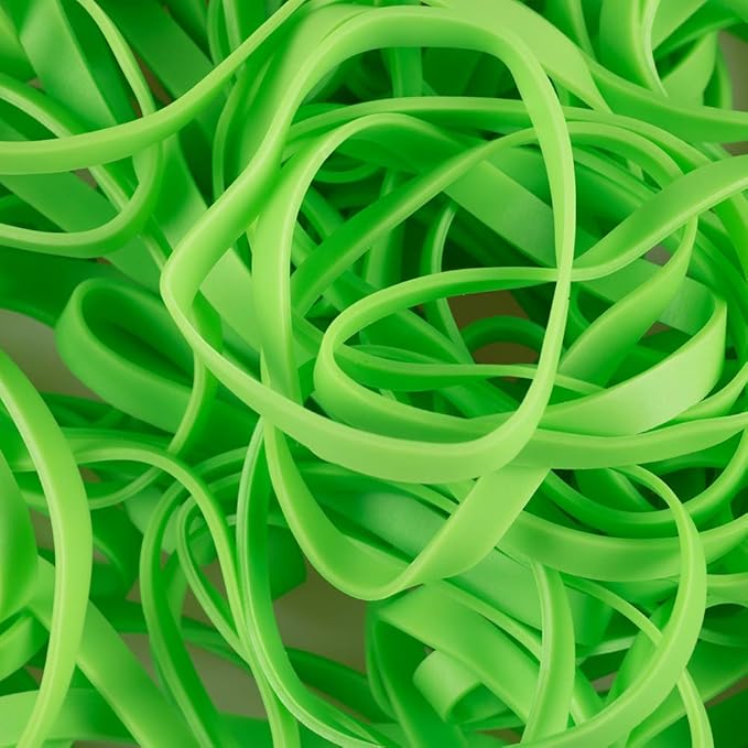 JAM PAPER Durable Rubber Bands - Size 64 - Green Multi-Purpose Rubberbands - 100/Pack