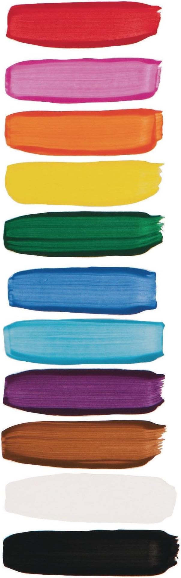 S&S Worldwide Color Splash! Liquid Tempera Bulk Paint, Set of 12 in 11 Bright Colors, 32-oz Easy-Pour Bottles, Great for Arts & Crafts, School, Classroom, Poster Paint, For Kids & Adults, Non-Toxic.