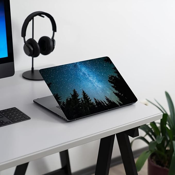 DTangLsm Compatible for M4 MacBook Air 13.6 inch Case 2025 2024-2022 Release M4 A3240 M3 A3113 M2 A2681, Slim Plastic Hard Shell Protective Case&Keyboard Cover for MacBook Air M4 13 inch,Starry Forest