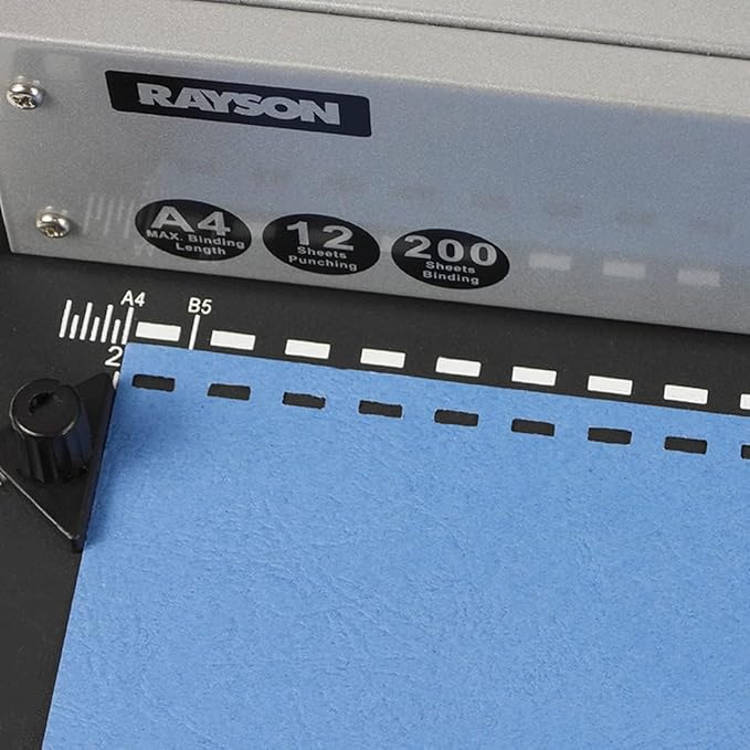 Rayson LBC230G Paper Binding Cover, Leather Texture 12 mil Binding Cover, 8-1/2 x 11 inches Blue Presentation Leathergrain Binding Covers, 100/Pack