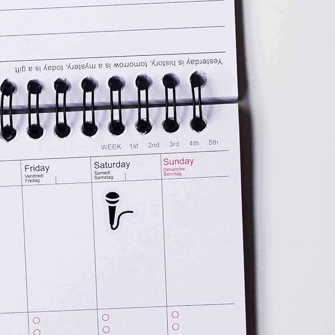 Microphone Planner Stickers, 120 Clear Singer Singing Music Song Labels Scrapbooking Crafting Sticker