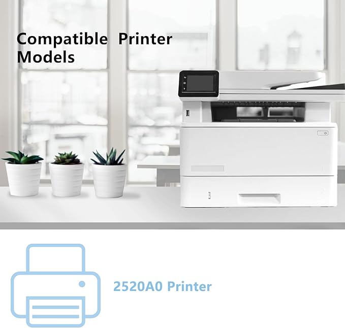 T-FC220U TFC220U Toner Cartridge Replacement for Toshiba T-FC220UK T-FC220UC T-FC220UY T-FC220UM Toner Use for Toshiba E-Studio 2020AC 2520AC Printer (4-Pack)