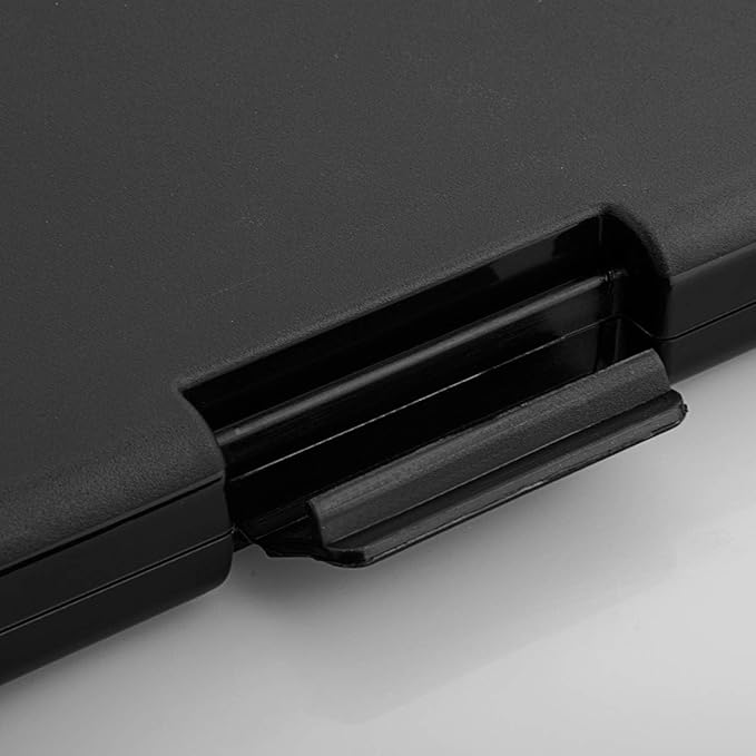 ZCZN Plastic A4 Form Storage Box Case, Clipboard Case, Bulk clipboard Set Suitable for School,Utility,Industrial Office, Medical Personnel,Black,6 Pack