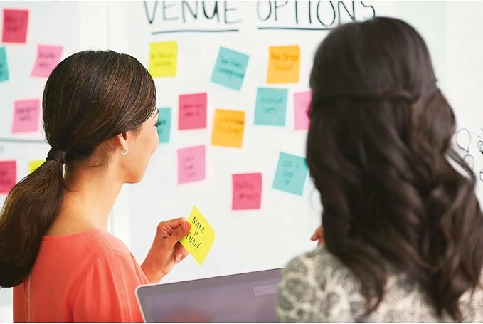 Post-it 566 Self-Stick Wall Pad, 20 x 23, White, 20 Sheets, 2-Pack