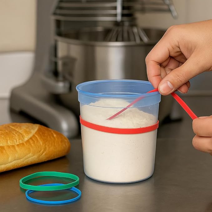 Upgrade Office Supply UPG23454CS Rubber Bands, Assorted Size and Color, 1 lb Bags, 20 Pack Case, USA