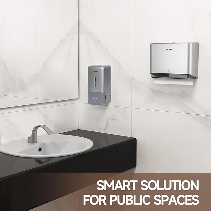 200-Sheet Wall-Mounted Paper Towel Dispenser, Fits Multi-Fold Towels up to 10x3.1 Inches, Perfect for Home & Business (Silver)