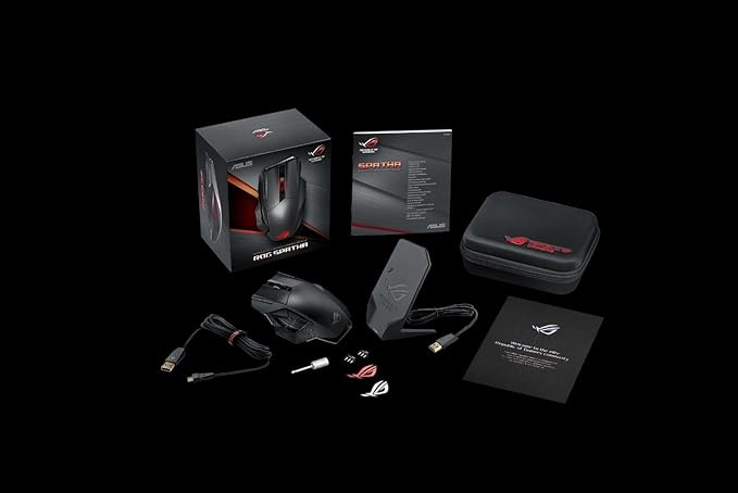 ASUS ROG Sheath BLK LTD Gaming Mouse Pad – 35.4” x 17.3", Extra-Large Surface, Black, Ultra-Smooth for Precise Mouse Control, Anti-Fray Stitched Edges, Non-Slip Base