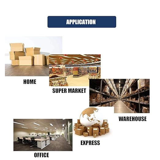 Heavy Duty Packing Tape 36 Rolls with 6 Dispensers, Total 1980Y, Clear, 2.7 mil, 1.88 inch x 55 Yards, Ultra Strong, Refill for Packaging and Shipping