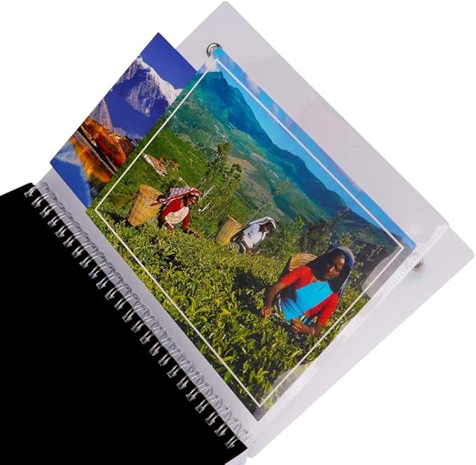 2026 Planner - Monthly Planner Runs January 2026 to December 2026, 6.25" x 8.25", 12 Monthly Tabs, 14 Notes Page, Inner Pocket, Flexible Cover with Twin-Wire Binding, Planners 2026, Black