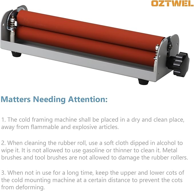 Manual Cold Laminator, 12 Inch A4 Laminating Machine - Cold Press Laminator