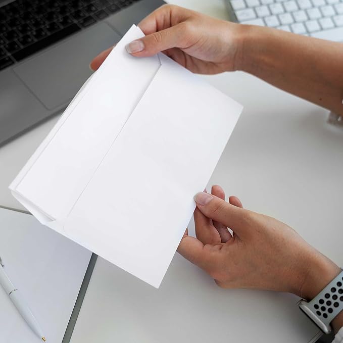 250 Custom #10 Envelopes with Logo - Personalized #10 Self-Seal - Printed Envelopes with Return Address - Custom Printed Security Envelope - Ideal for Business Mailings - White, 250 Count