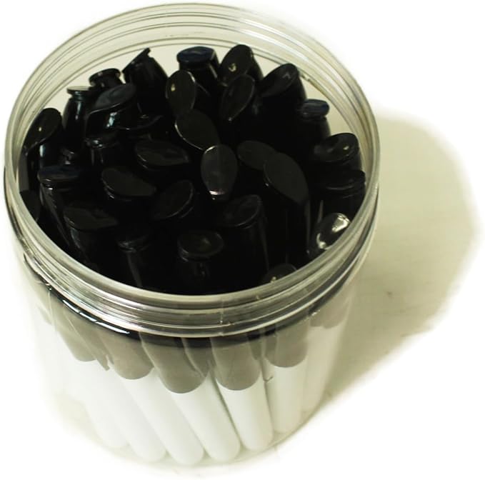 SKKSTATIONERY 36 Pcs Mini Dry Erase Markers, Whiteboard Markers, Marker Pens 3.5'', Black.