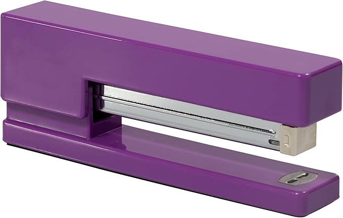 JAM PAPER Office & Desk Sets - 1 Stapler & 1 Tape Dispenser - Purple - 2/Pack