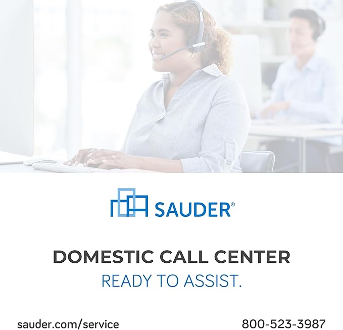 Sauder Palladia 2 Drawer File Cabinet, Lateral Filing Cabinets for Home Office, Hanging File Folders Organizer, Interlocking Drawers, in Wind Oak Finish