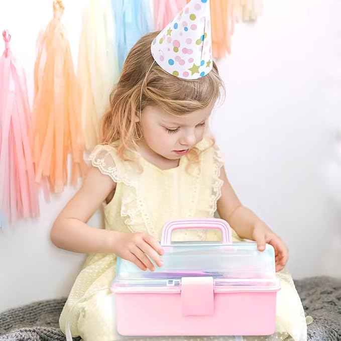 VLUSSO 3000Pcs Arts and Crafts Supplies for Kids Girls 8-12 Craft Kit with Pipe Cleaners Beads Crafts for Kids DIY School Supplies Set Crafting Box for Girls Boys Age 4-6, 6-8, 8-12 Years Gifts