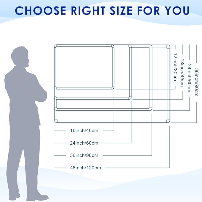 Fabric Notice Pin Board Bulletin Board for Home Office Classroom,Wall-Mount,Black Felt,36x24inches