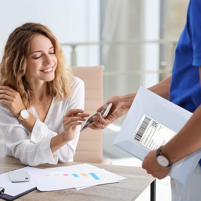 UCGOU Poly Mailers 10x13 Inch White 100 Pack Shipping Bags #4 Strong Mailing Envelopes Boutique Packaging Postal Self Seal Adhesive Waterproof and Tear Proof Small Business for Clothes Books