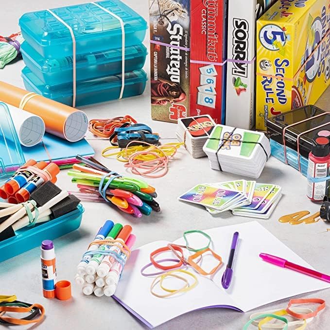 PlasticMill Natural Rubber Bands Size 33 (3 1/2" x 1/8") - #33 Rubber Bands Office Supplies - Strong, Elastic Bands for Crafts, Balloon Garland, Cash, File Folders (1,000-Pack)